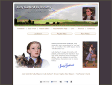 Tablet Screenshot of judygarlandasdorothy.com